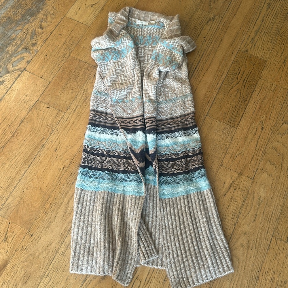 Anthropologie Multicolor Knit Cardigan